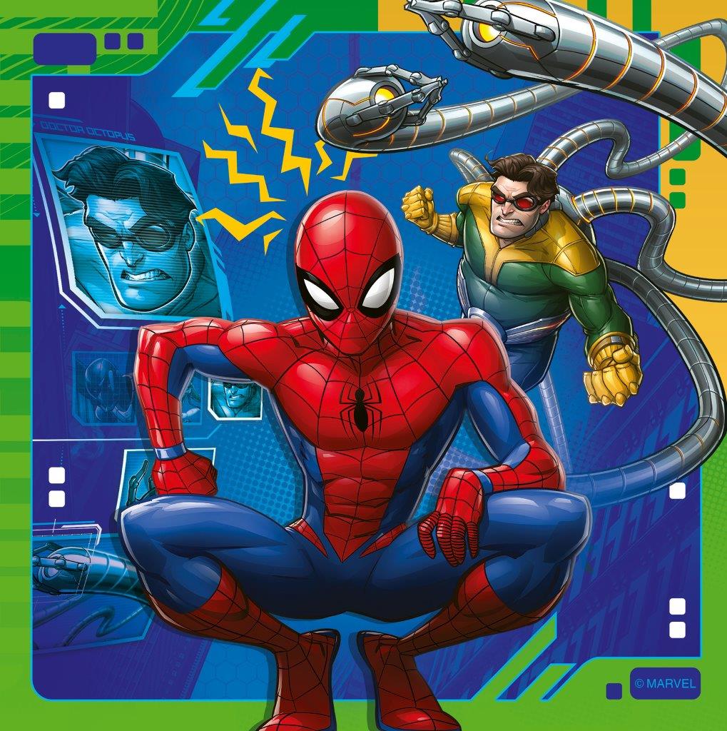 Ravensburger Marvel Spider-Man 3x49 Piece Jigsaw Puzzle - Image 4