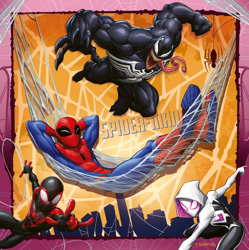 Ravensburger Marvel Spider-Man 3x49 Piece Jigsaw Puzzle - Image 5