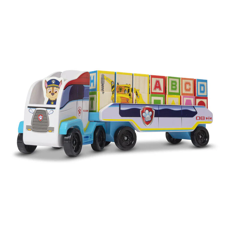 Melissa & Doug Paw Patrol ABC Block Truck - Image 2