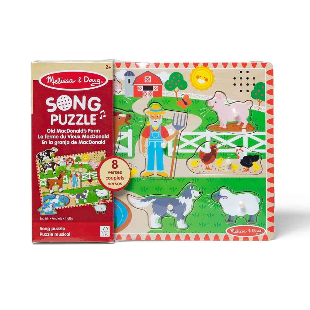 Melissa & Doug Sound Puzzle Old Mcdonald's Farm