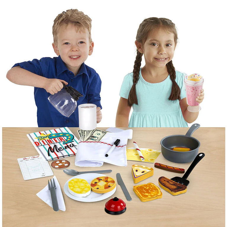 Melissa & Doug Star Diner Restaurant Play Set - Image 3