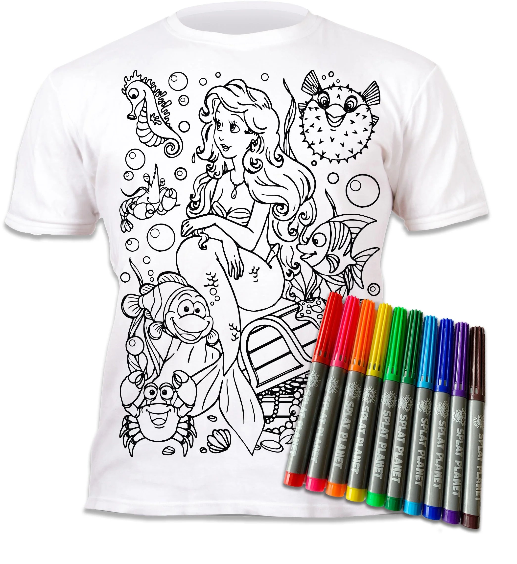 Mermaid Colour In T-Shirts - Image 2