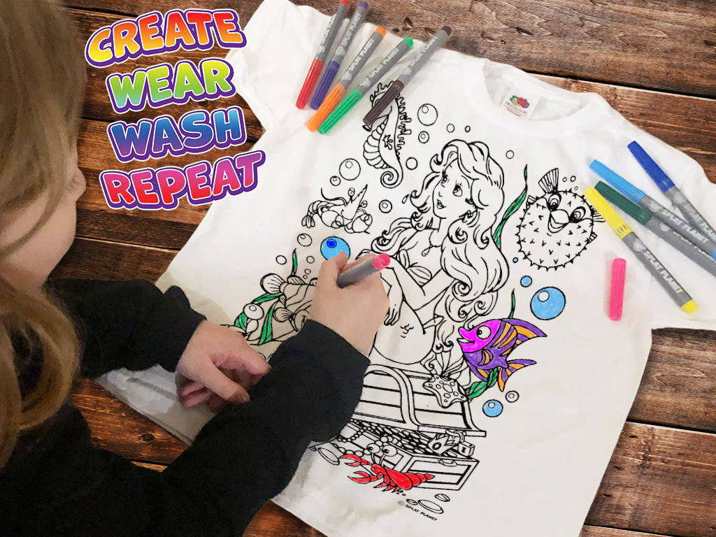 Mermaid Colour In T-Shirts - Image 3