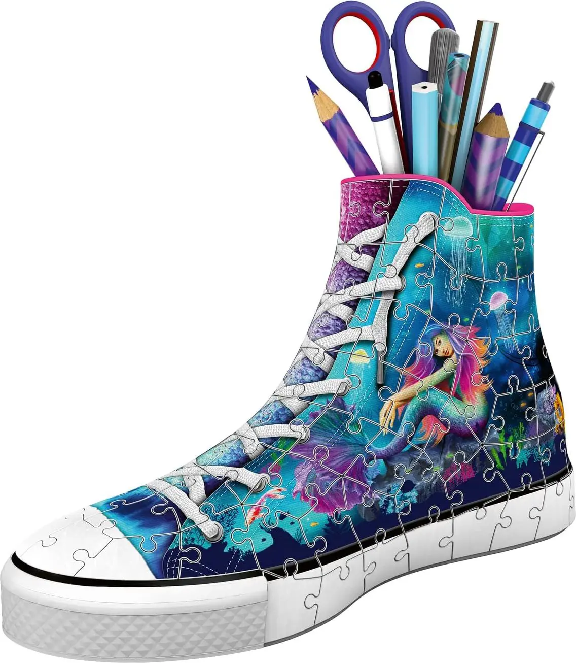 Ravensburger Mermaid Sneaker 108 Piece 3D Jigsaw Puzzle - Image 2