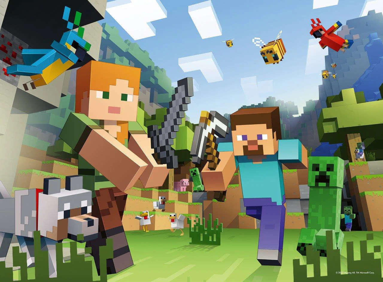 Ravensburger Minecraft 100 Piece Jigsaw Puzzle - Image 2