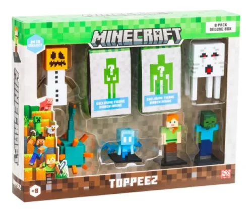 Minecraft 3D Toppeez 8Pk Deluxe Box Asst - Image 2
