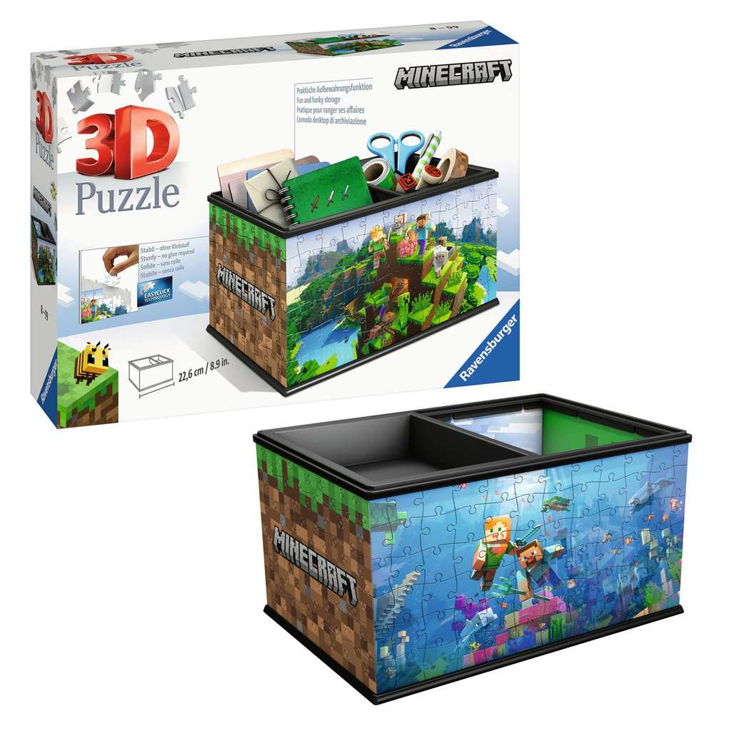 Ravensburger Minecraft Storage Box 216 Piece 3D Jigsaw Puzzle - Image 3