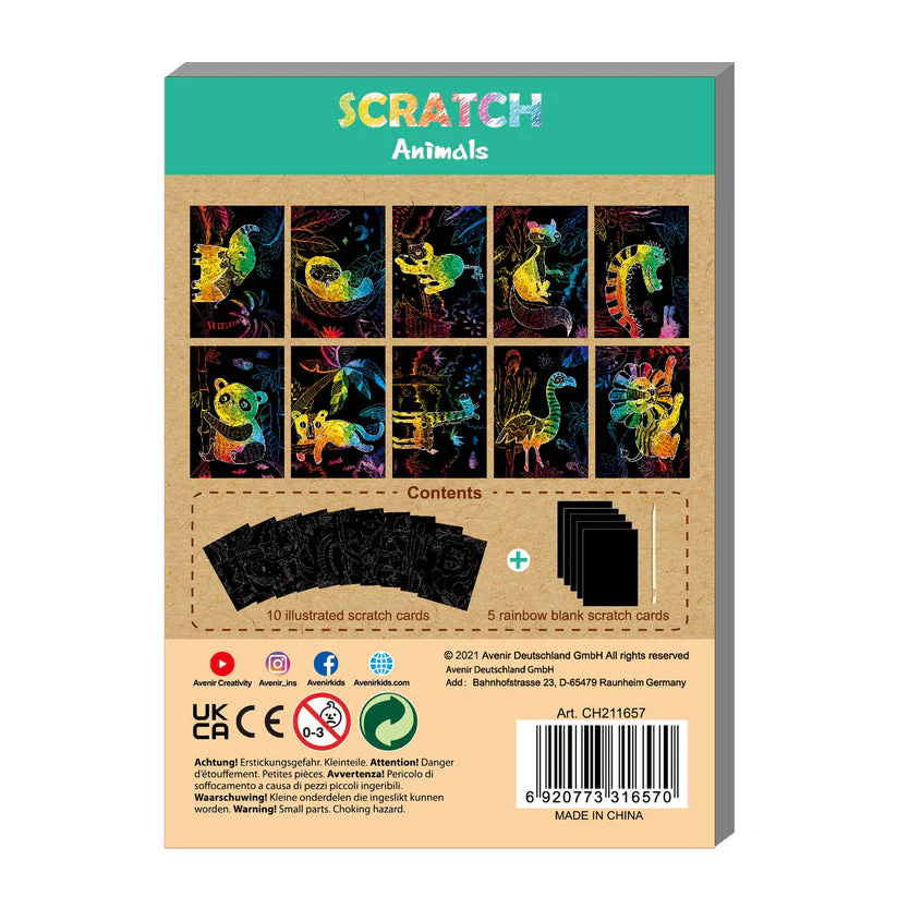 Mini Scratch Book Animals - Image 4