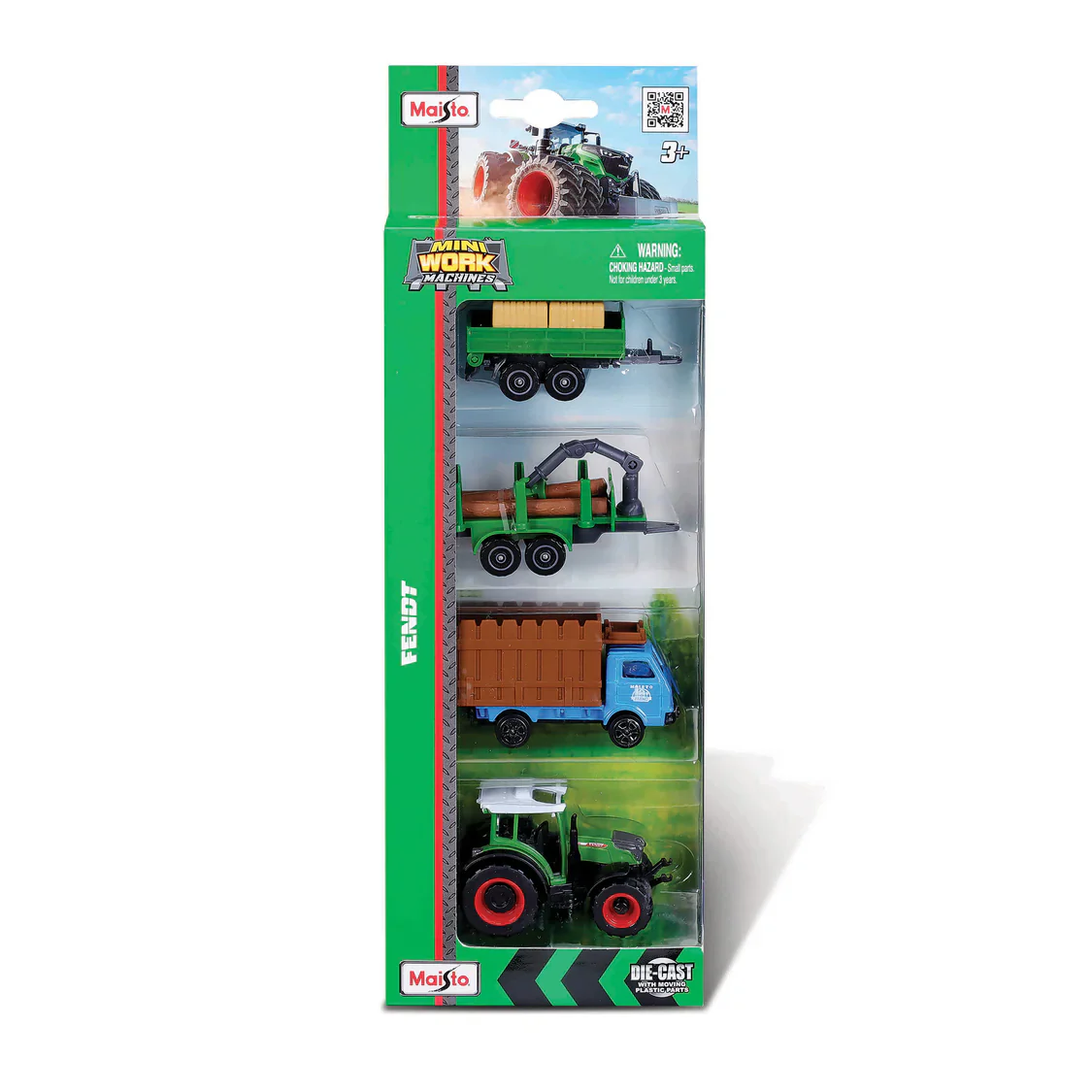 Mini Working Machines - 4 Pack Of Tractors Fendt - Image 3
