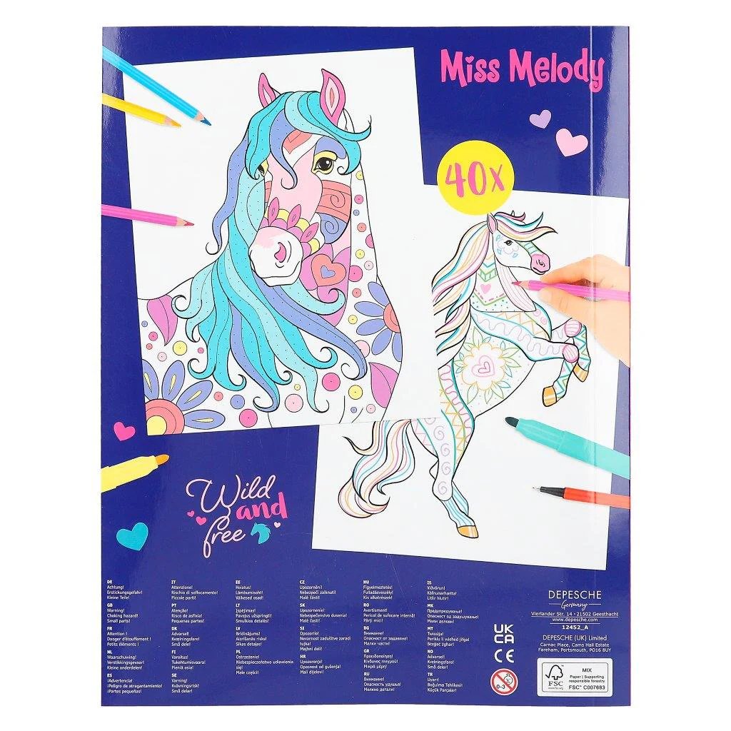 Miss Melody Colour & Design Book - Image 7