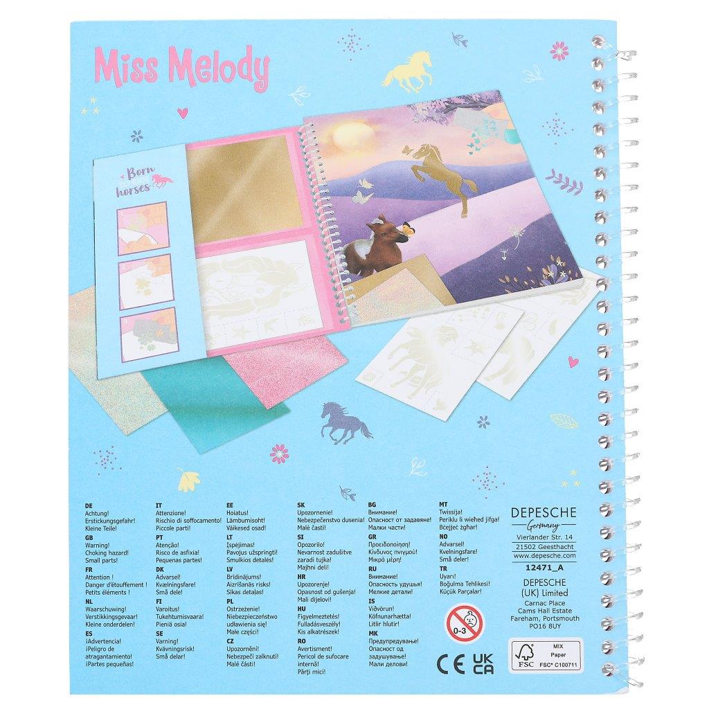 Miss Melody Colouring Book Stick & Shin - Image 7