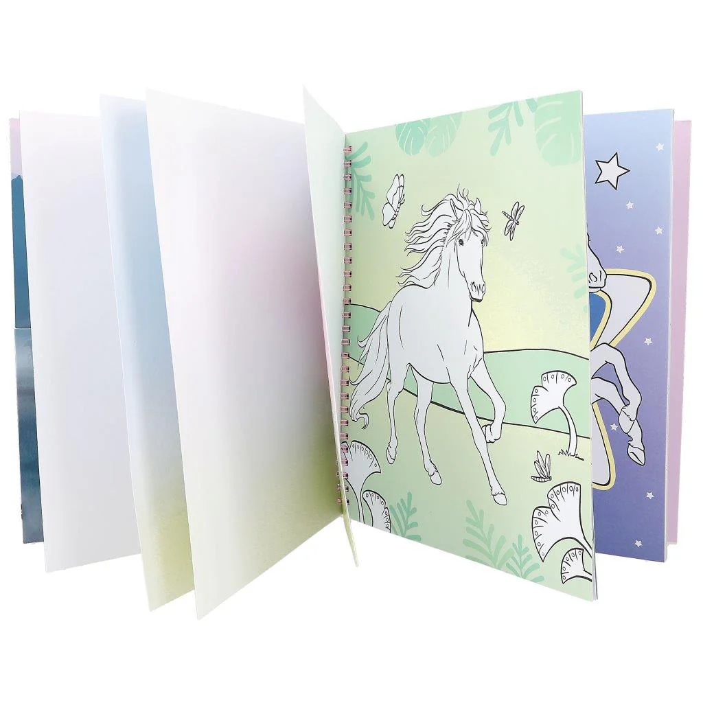 Miss Melody Colouring Book With Reversible Sequins - Image 5