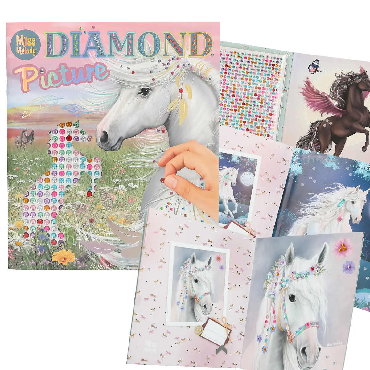 Miss Melody Create your Diamond Picture Stickerbook - Image 2