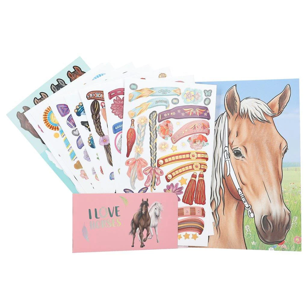 Miss Melody Create Your Horses Blaze Colouring book - Image 3