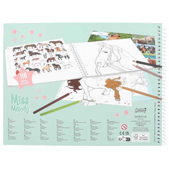 Miss Melody Horse Colouring Book - Image 3