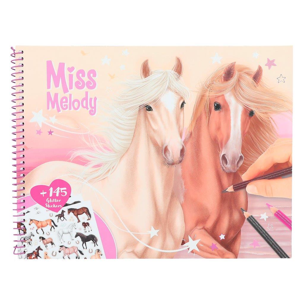 Miss Melody Horses Colouring Book - Image 2