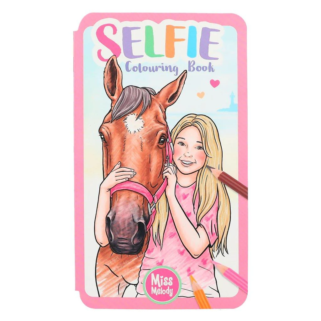 Miss Melody Selfie Colouring Book - Image 2