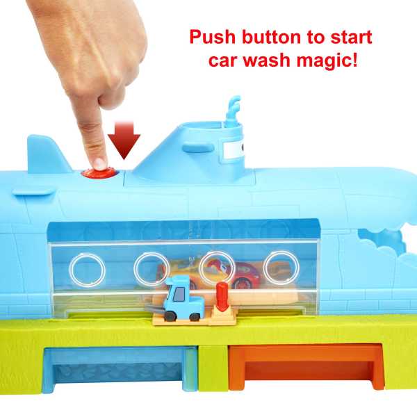 Disney Pixar Cars Color Change Whale Car Wash Playset - Image 4