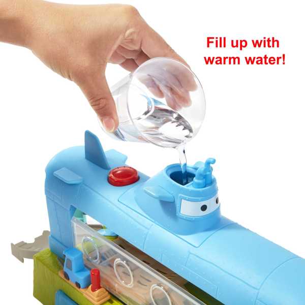 Disney Pixar Cars Color Change Whale Car Wash Playset - Image 5