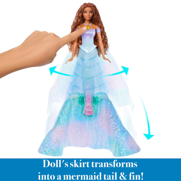 Disney The Little Mermaid Transforming Ariel Doll - Image 4