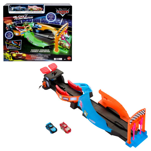 Disney And Pixar Cars Glow Racers Launch & Criss-Cross Glow Race Playset - Image 3