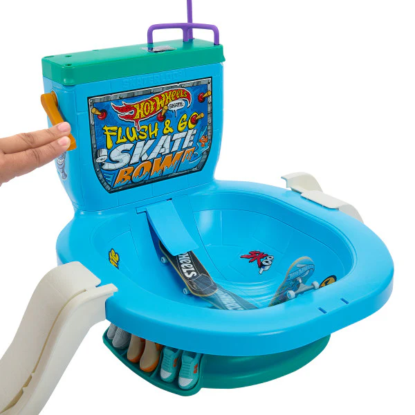 Hot Wheels Skate Flush & Go Skate Bowl - Image 3