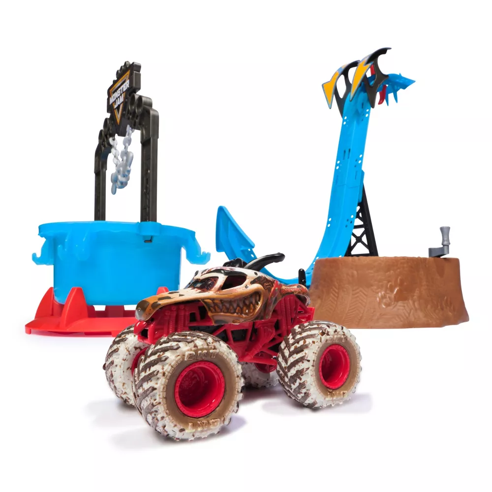 Monster Jam 1:64 Mud Blasters Playset - Image 4