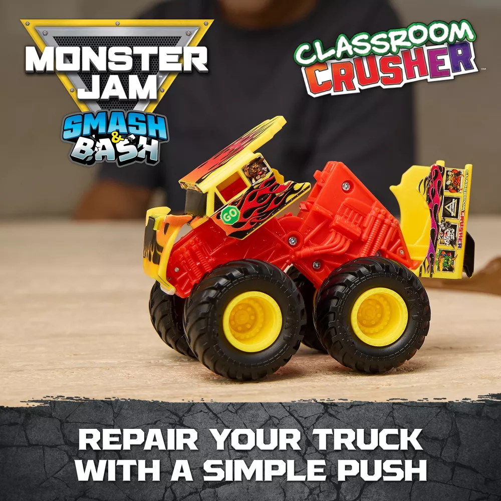 Monster Jam 1:64 Smash & Bash Crash Course Playset - Image 3