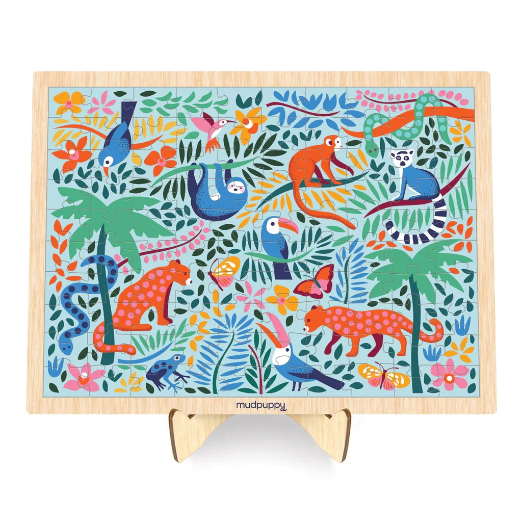 Mudpuppy Rainforest 100 piece wood Puzzle - Image 2