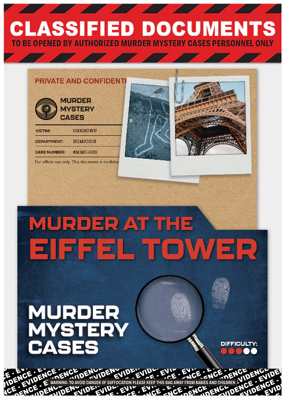 Murder Mystery Cases Murder at the Eiffel Tower