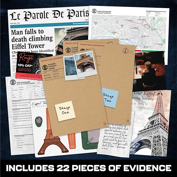 Murder Mystery Cases Murder at the Eiffel Tower - Image 3