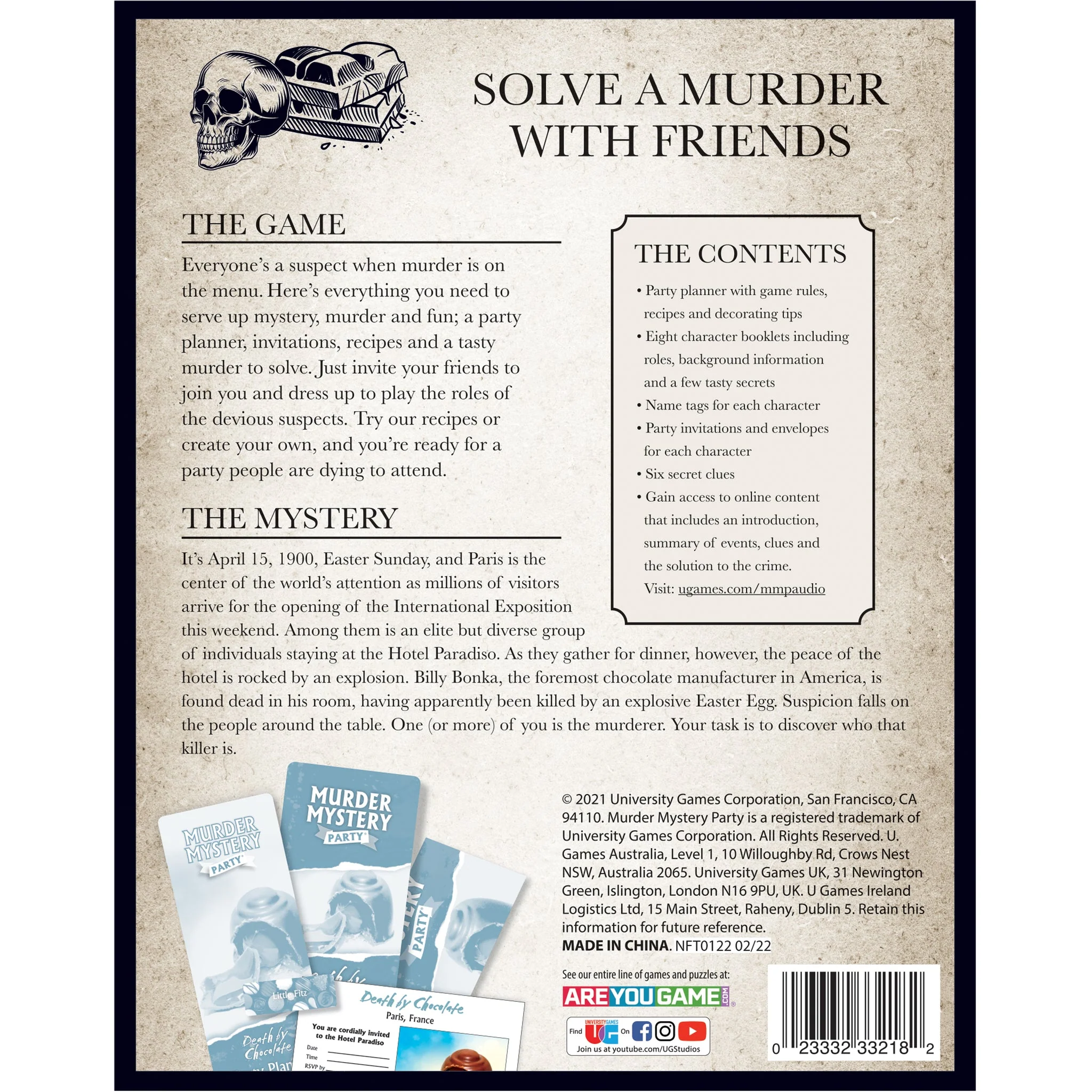 Murder Mystery Dinner Party Death by Chocolate - Image 2