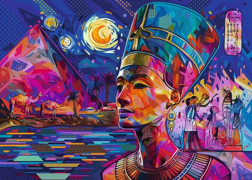 Ravensburger Nefertiti on the Nile 1000 Piece Jigsaw Puzzle - Image 2