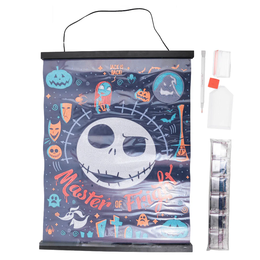 Nightmare Before Christmas, 40x50cm Crystal Art Scroll - Image 2