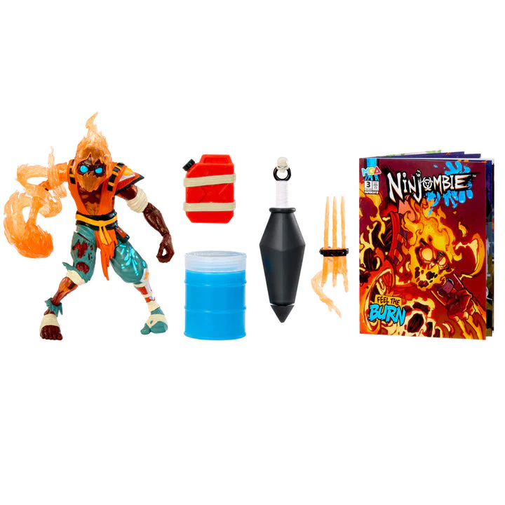 Ninjombie Action Figure - Scorchstrike - Image 4