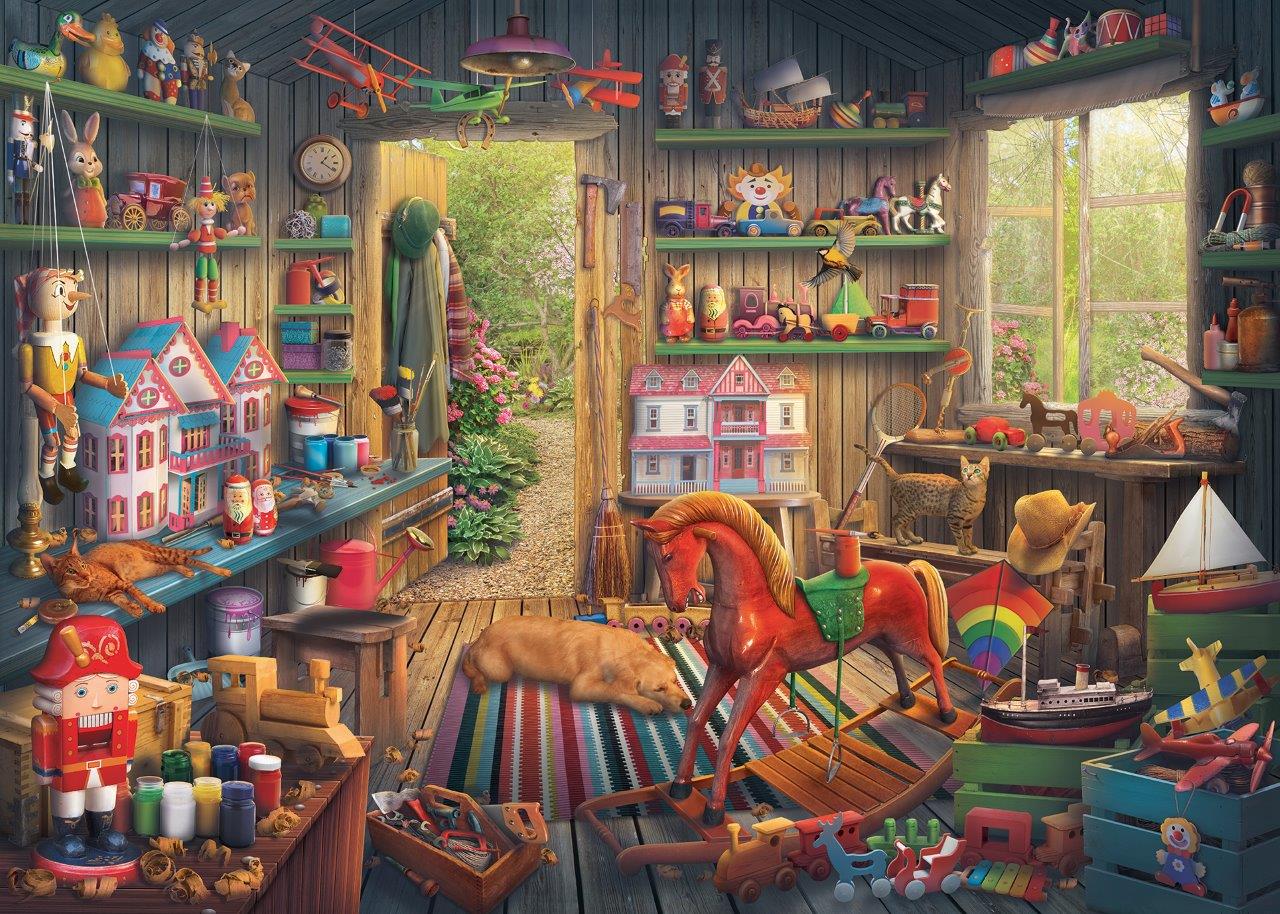 Ravensburger Nostalgic Toys 1000 Piece Jigsaw Puzzle - Image 2