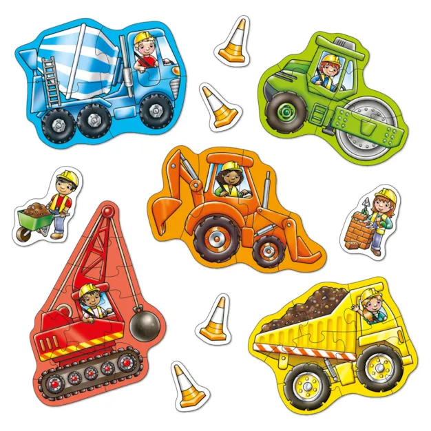 Orchard Toys Big Wheels Jigsaw Puzzles - Image 2