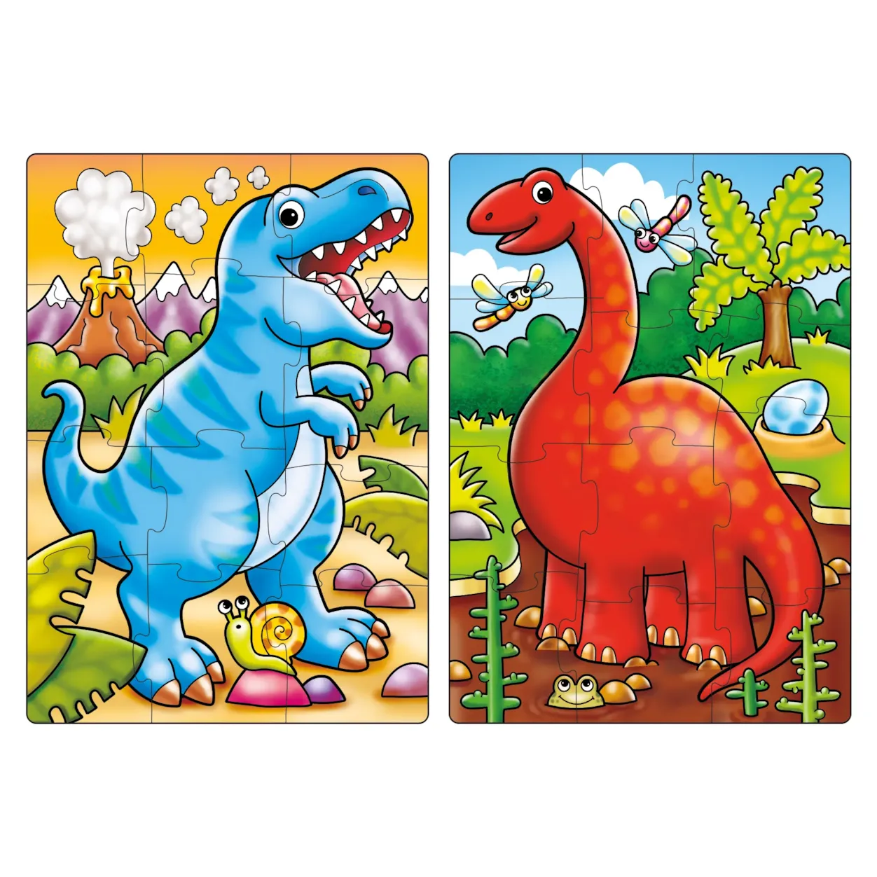 Orchard Toys First Dino Friends 12 Piece Jigsaw Puzzles - Image 2