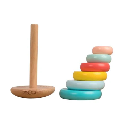 Owl & Fox Wooden Tower 8 Pcs - Image 2