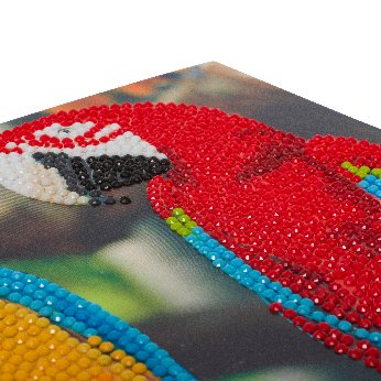 Parrot Friends Crystal Art Card - Image 2