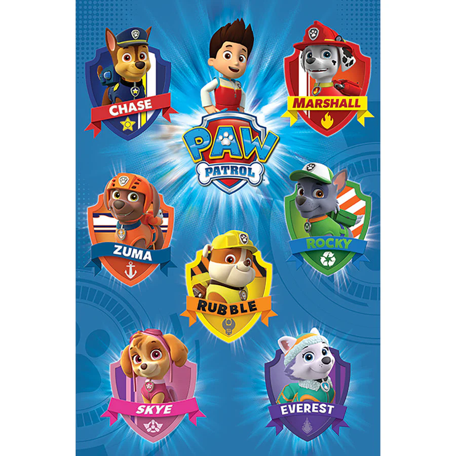 Paw Patrol (Crests) Maxi Poster