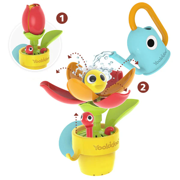 Yookidoo Peek-a-Bee Tub Flower Bath Toy - Image 2