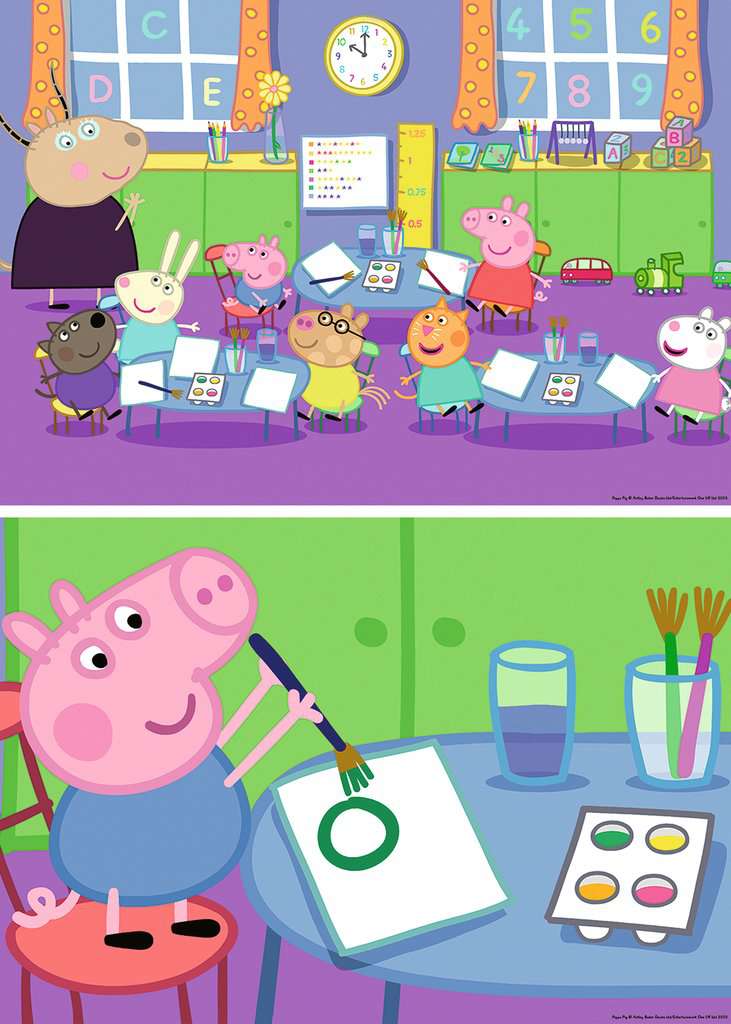 Ravensburger Peppa Pig 2x24 Piece Jigsaw Puzzle - Image 2