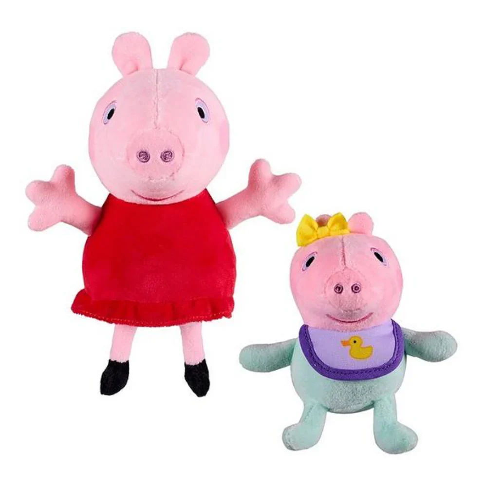 Peppa Pig & Baby 2 Pack Plush - Image 2