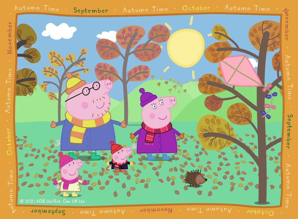 Ravensburger Peppa Pig Four Seasons 4 in a Box Jigsaw Puzzle - Image 3