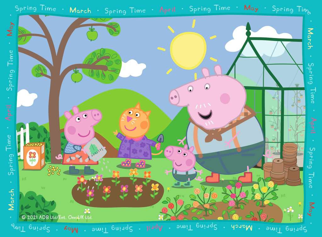 Ravensburger Peppa Pig Four Seasons 4 in a Box Jigsaw Puzzle - Image 5