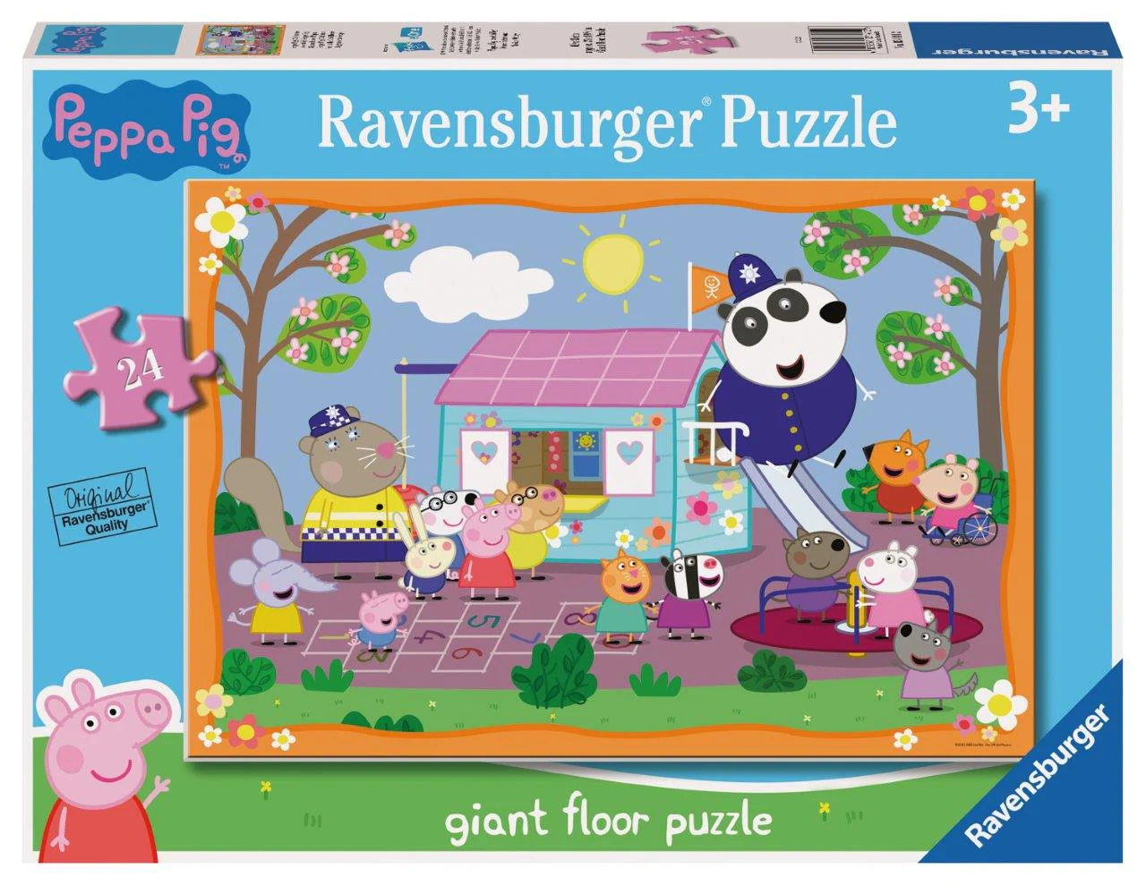 Ravensburger Peppa Pig Peppas Club House 24 Piece Giant Floor Puzzle