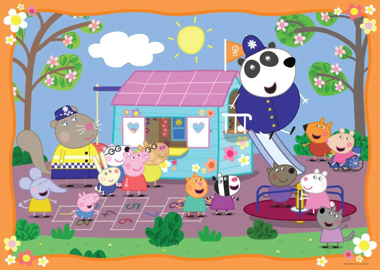 Ravensburger Peppa Pig Peppas Club House 24 Piece Giant Floor Puzzle - Image 2
