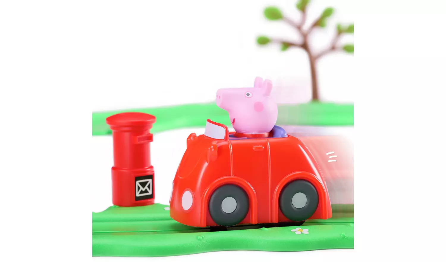 Peppa Pig Whizz Around Little Red Car Set - Image 3