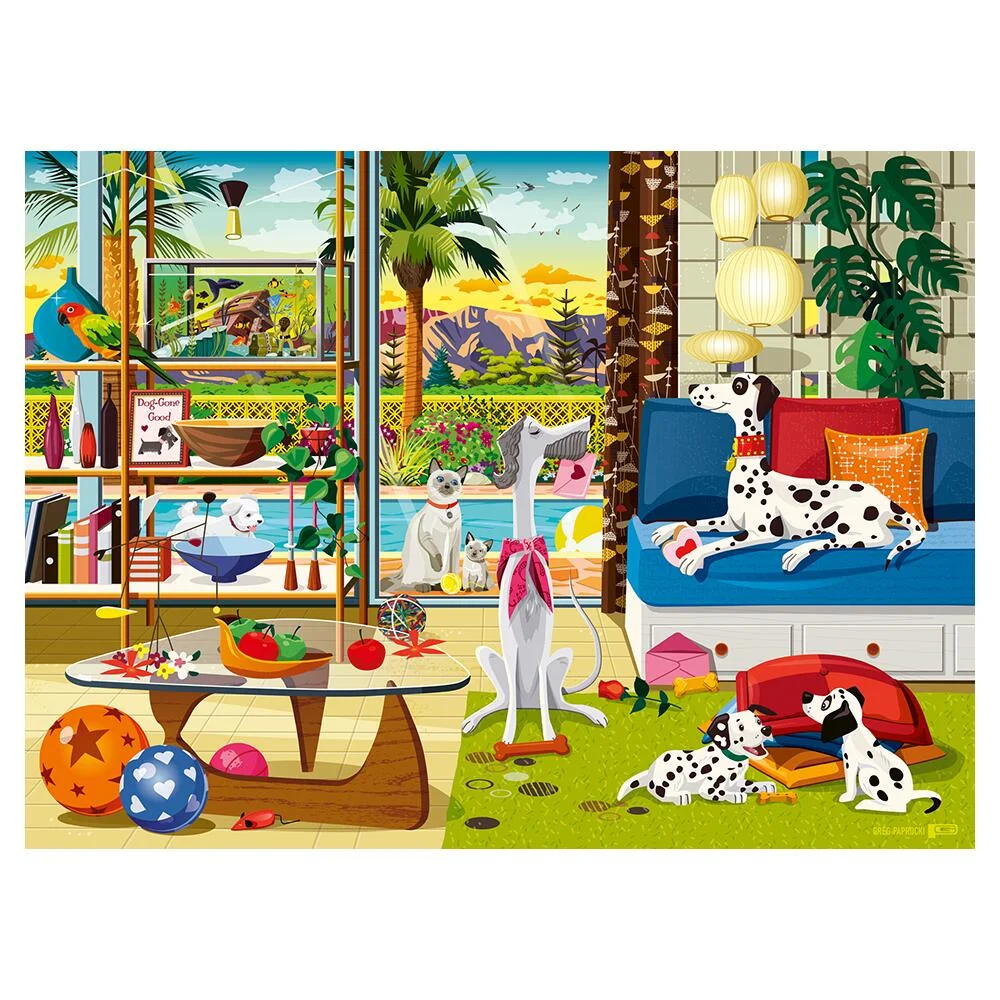 Ravensburger Pets of Palm Springs 500 Piece Jigsaw Puzzles - Image 2